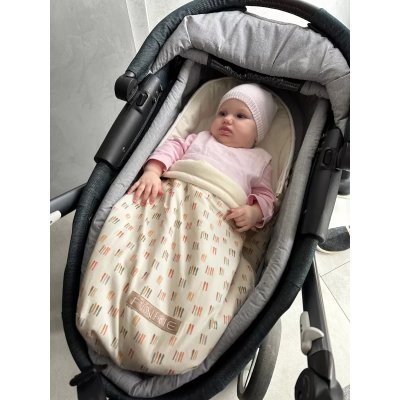 Pinkie Fusak Bio s podélnými otvory 0 - 12 m - Crayon - obrázek