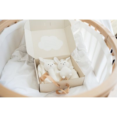 JaBaDaBaDo Dárková sada s mušelínovou dekou - Zajíček - obrázek