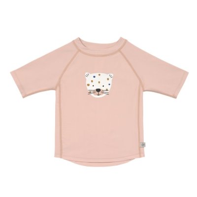 Lässig Rashguard s krátkým rukávem Leopard - Pink, 7 - 12 m