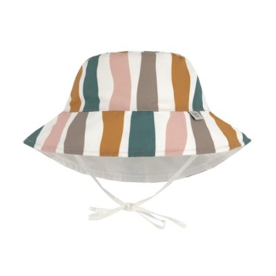 Lässig Bucket Hat Oboustranný klobouček Waves - Pink/Nature, 7 - 18 m