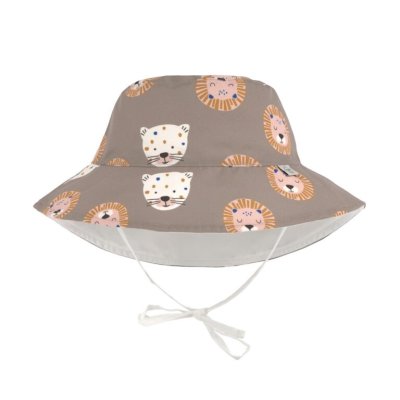 Lässig Bucket Hat Oboustranný klobouček Wild Cats - Choco, 7 - 18 m