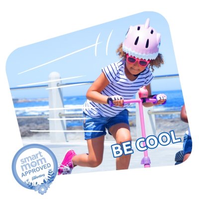 CrazySafety Dětská Cyklo Přilba Žralok - Růžová - obrázek