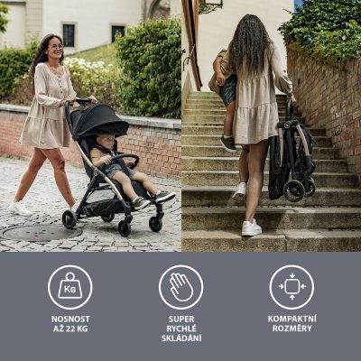 Zopa Kočárek Quiq - Blacky Beige - obrázek