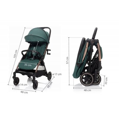 Zopa Kočárek Quiq 2 - All Black - obrázek