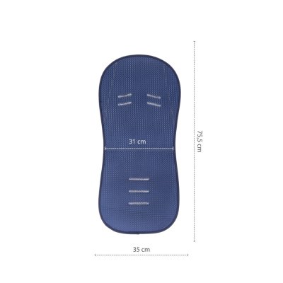 Zopa Vložka do kočárku prodyšná Breeze - Sailor Blue - obrázek