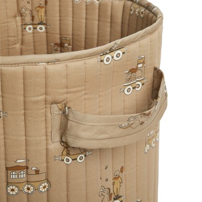 Nuuroo Hunter Prošívaný úložný koš medium - Carnival Train - obrázek