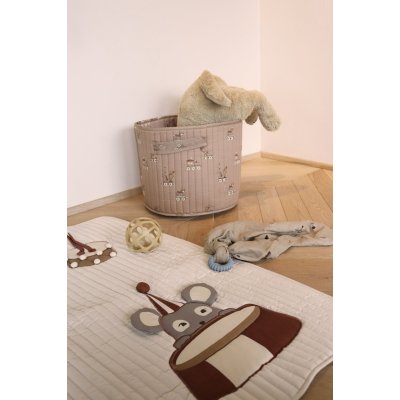 Nuuroo Hunter Prošívaný úložný koš medium - Carnival Train - obrázek