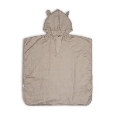 Nuuroo Flor Mušelínové Pončo - Natural, vel. 1 - 2 roky - obrázek