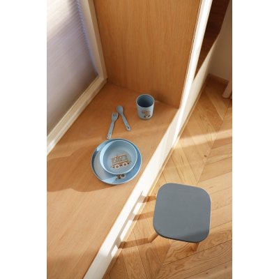 Nuuroo Marius Jídelní set PLA - Dusty Blue - obrázek