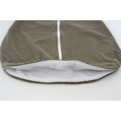 Träumeland Letní spací pytel Liebmich - Pünktchen Oliv, 70 cm - obrázek