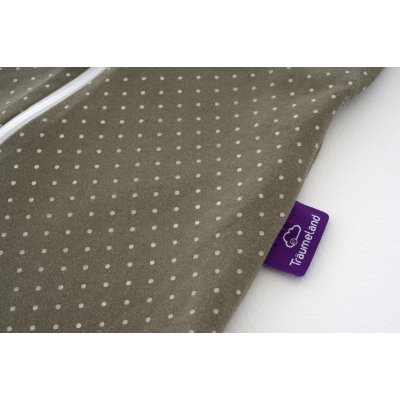 Träumeland Letní spací pytel Liebmich - Pünktchen Oliv, 110 cm - obrázek