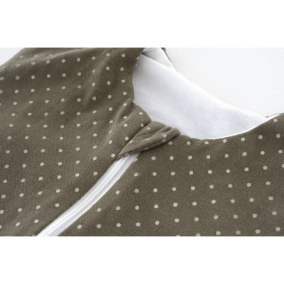 Träumeland Letní spací pytel Liebmich - Pünktchen Oliv, 110 cm - obrázek