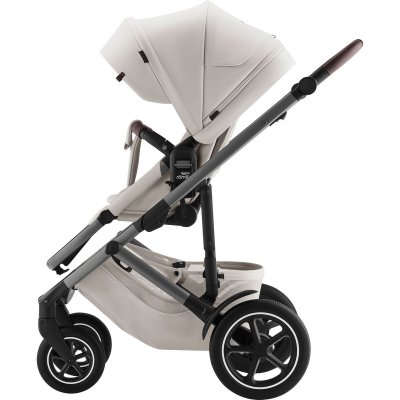 Britax Römer Set kočárek Smile 5Z + hluboká korba + Autosedačka Baby-Safe Pro Lux - Soft Taupe - obrázek