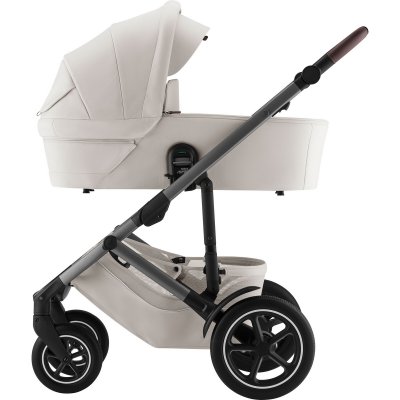Britax Römer Set kočárek Smile 5Z + hluboká korba + Autosedačka Baby-Safe Pro Lux - Soft Taupe - obrázek