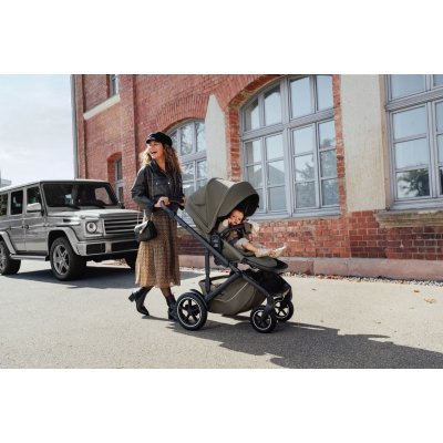 Britax Römer Set kočárek Smile 5Z + hluboká korba + Autosedačka Baby-Safe Pro Lux - Urban Olive - obrázek