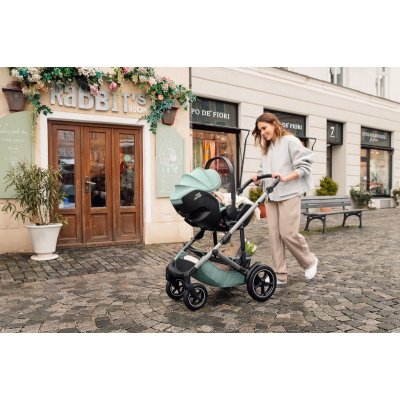 Britax Römer Set kočárek Smile 5Z + Hluboká korba + Baby-Safe Pro + Vario Base 5Z - Jade Green - obrázek