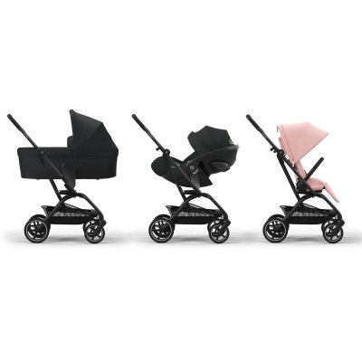 Cybex Eezy S Twist+ 2 - Black/Candy Pink - obrázek