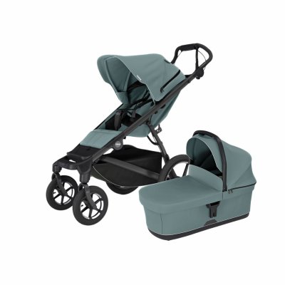 Thule Urban Glide 4-wheel Kompletní kočárek + příslušenství - Mid Blue - obrázek