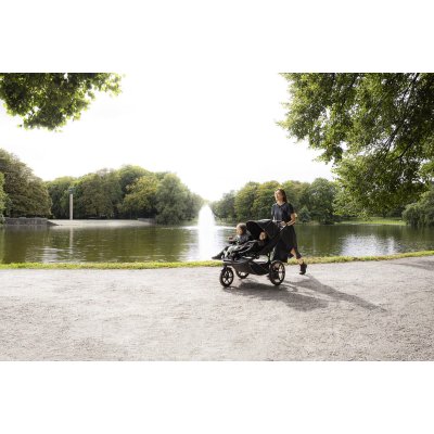Thule Urban Glide 3 Double - Black + příslušenství - obrázek
