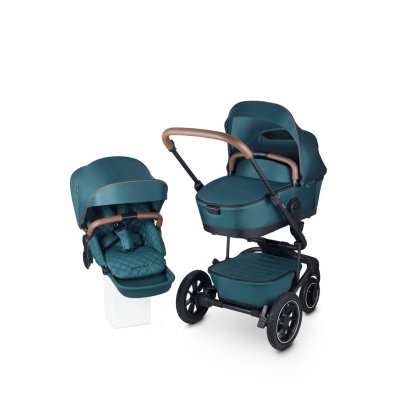 EasyWalker Harvey5 Air XXL Set Kombinovaný kočárek Premium s příslušenstvím - Jade Green - obrázek