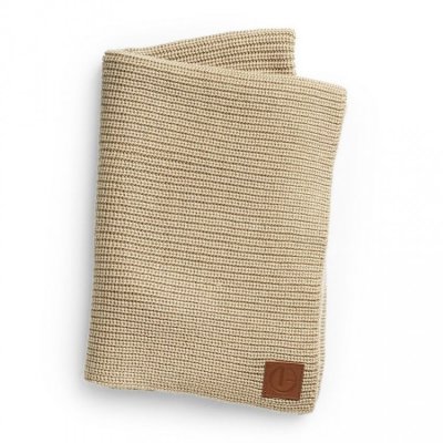 Elodie Details vlněná deka Moss-Knitted Blanket - Pure Khaki