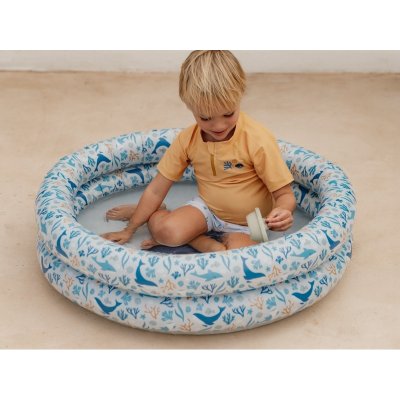 Little Dutch Nafukovací bazének 80 cm - Ocean Dreams Blue - obrázek