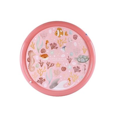 Little Dutch Stříkací hrací podložka - Ocean Dreams Pink - obrázek