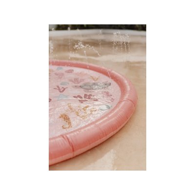 Little Dutch Stříkací hrací podložka - Ocean Dreams Pink - obrázek