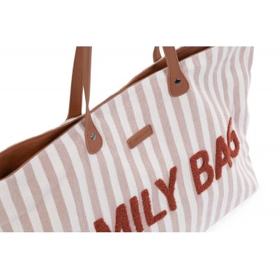 Childhome Cestovní taška Family Bag - Canvas Nude - obrázek