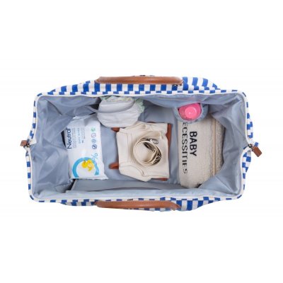 Childhome Přebalovací taška Mommy Bag Canvas - Electric Blue - obrázek