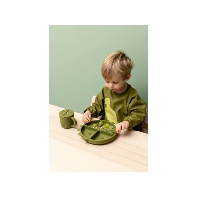 Trixie Dětský bryndák s rukávy - Mr. Dino - obrázek