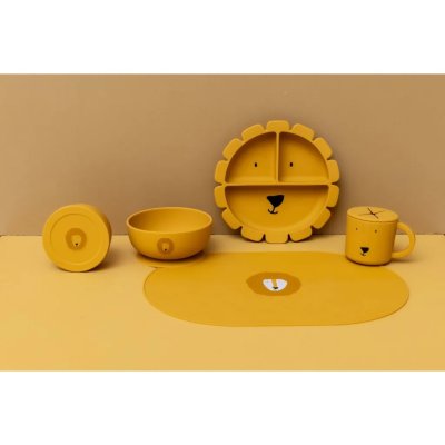 Trixie Dětský silikonový talíř s přísavkou - Mr. Lion - obrázek