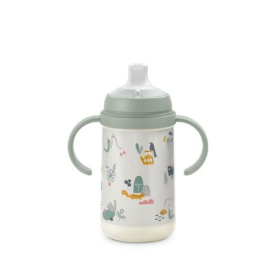 Suavinex Walk Druhá láhev s oušky 270 ml - Zelená - obrázek