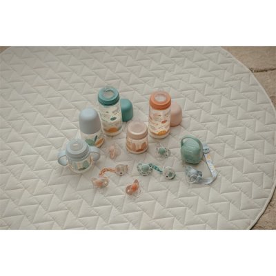 Suavinex Walk Dudlík anatomický silikon 0 - 6 m - Šedý, 2 ks - obrázek