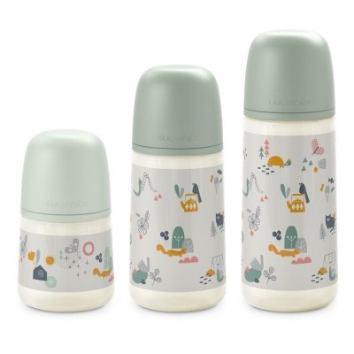 Suavinex Walk Kojenecká láhev M 270 ml - Zelená - obrázek