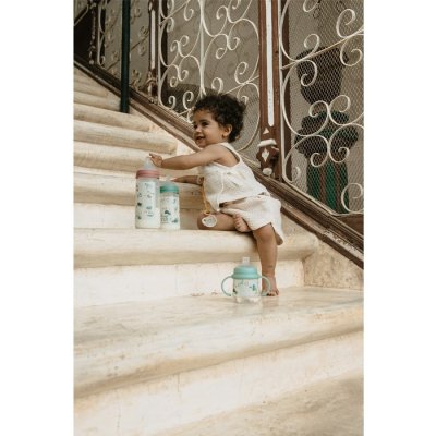 Suavinex Walk Kojenecká láhev fyziologická L 360 ml - Zelená - obrázek