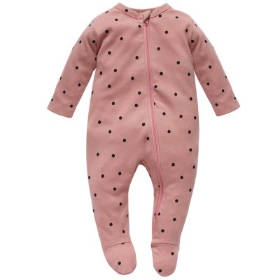 Pinokio Tres Bien Overal na zip - Pink Dots, vel. 62
