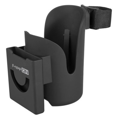FreeOn Držák na pití a telefon 2v1 - Black