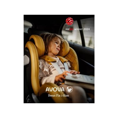 Avova Swan Fix i-Size Autosedačka - Summer Blue - obrázek