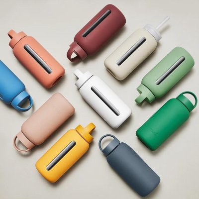 Muuki Brčko a víčko pro lahev Daily - Clear - obrázek