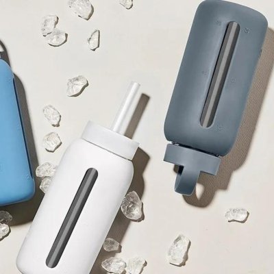 Muuki Brčko a víčko pro lahev Daily - Clear - obrázek