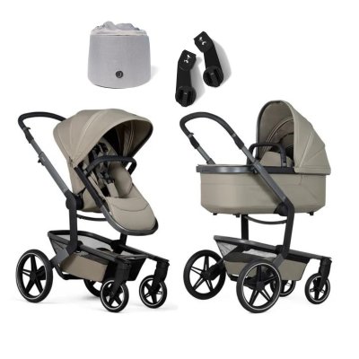 Joolz Day5 Kompletní set Sage Green + Pláštěnka a adaptéry na autosedačku