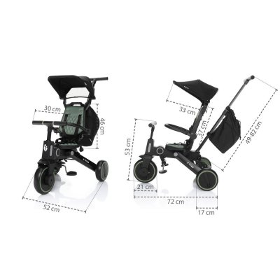 Zopa Tříkolka X Trike - District Green - obrázek