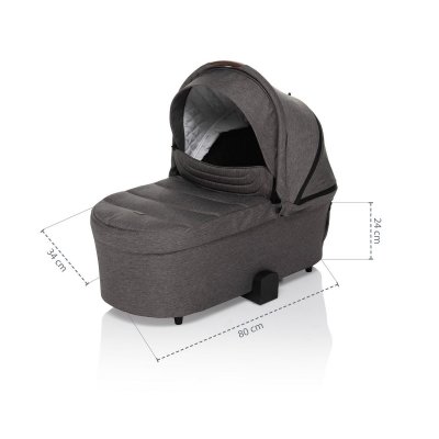 Zopa Set kočárek Move Cross 2 + korba XL + adaptér - All Black - obrázek