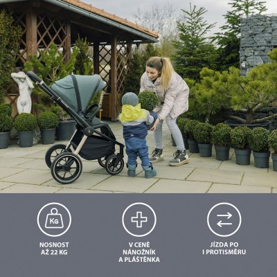 Zopa Set kočárek Move Cross 2 + korba XL + adaptér - Bright Night - obrázek