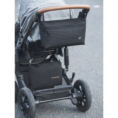 Pinkie Organizér s přední kapsou L Small - Black Comb - obrázek