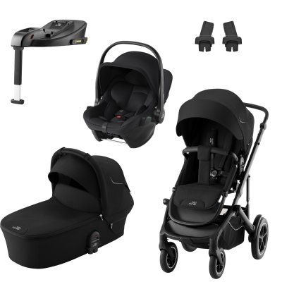 Britax Römer Smile 5Z Set Kočárek + autosedačka Baby-Safe Core + báze + adaptéry - Space Black - obrázek