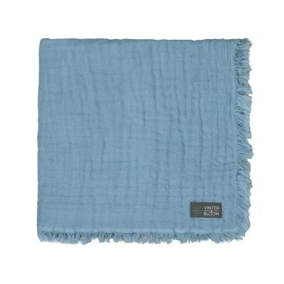 Vinter & Bloom Deka Feather Muslin Organic - Dim Blue