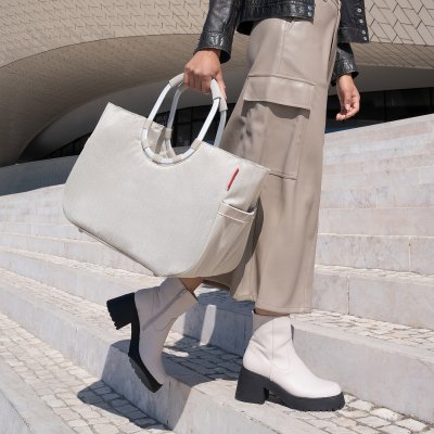 Reisenthel Nákupní taška Loopshopper L - Heringbone Sand