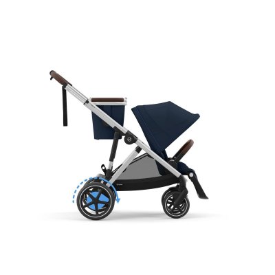 Cybex e-Gazelle S - Silver/Ocean Blue - obrázek